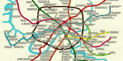 Μόσχα σιδηροδρομικό χάρτη