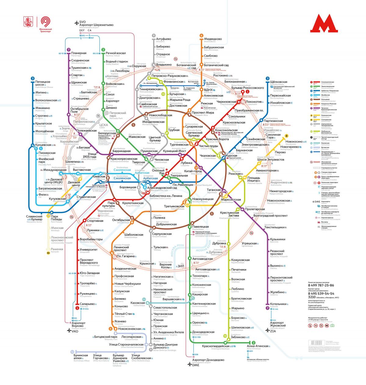 μετρό moskou χάρτης