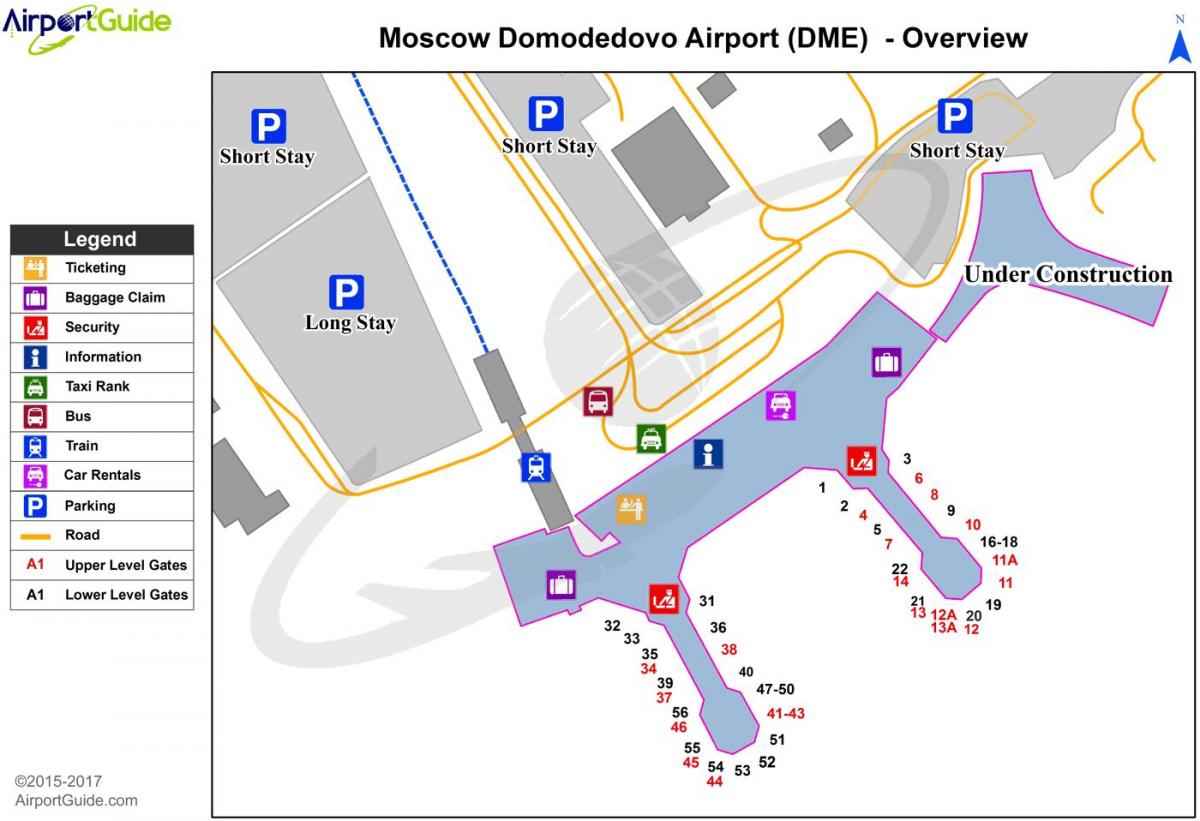Domodedovo εμφάνιση χάρτη