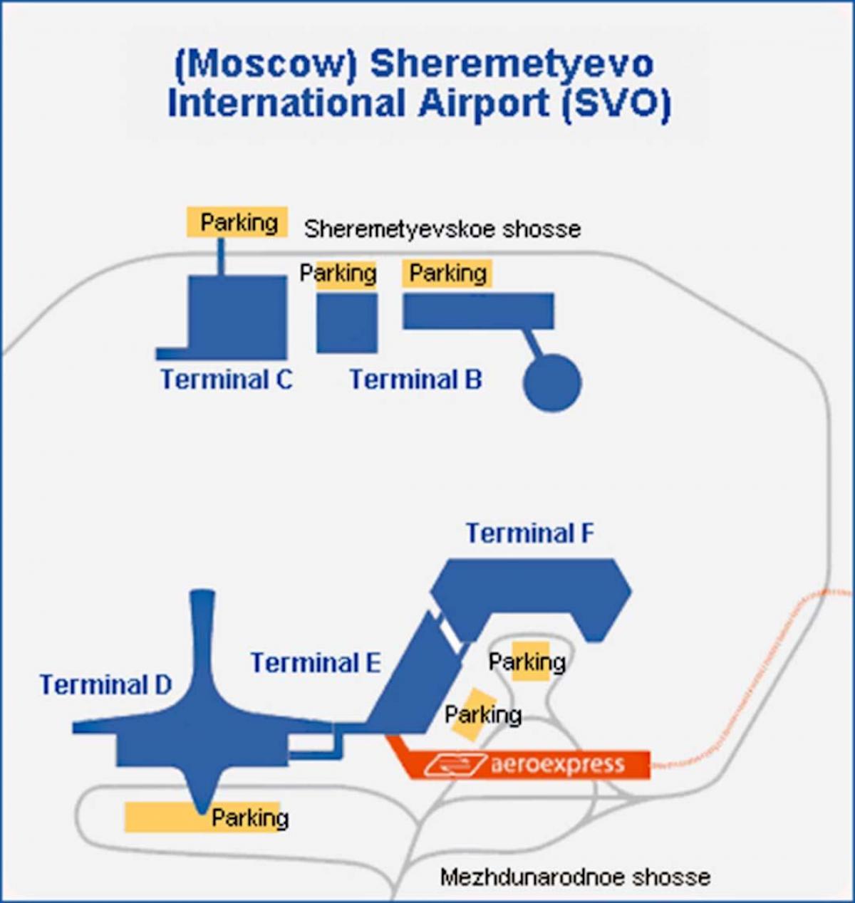 Sheremetyevo τελικός χάρτης