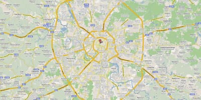 Moskva εθνική οδό χάρτης